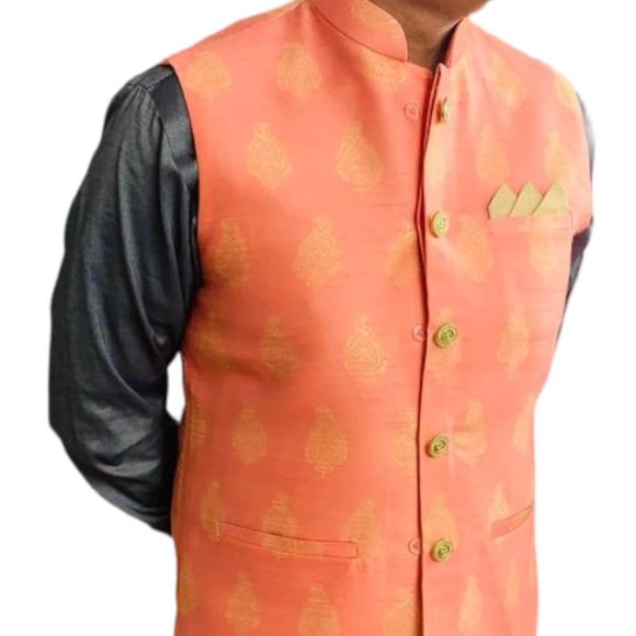 Men's Suit Vest - Luxury Embroidered - Picture 4 of 9